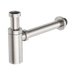 Nero 40mm Round Bottle Trap - Brushed Nickel