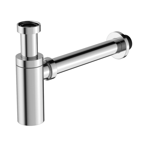 Nero 40mm Round Bottle Trap - Chrome