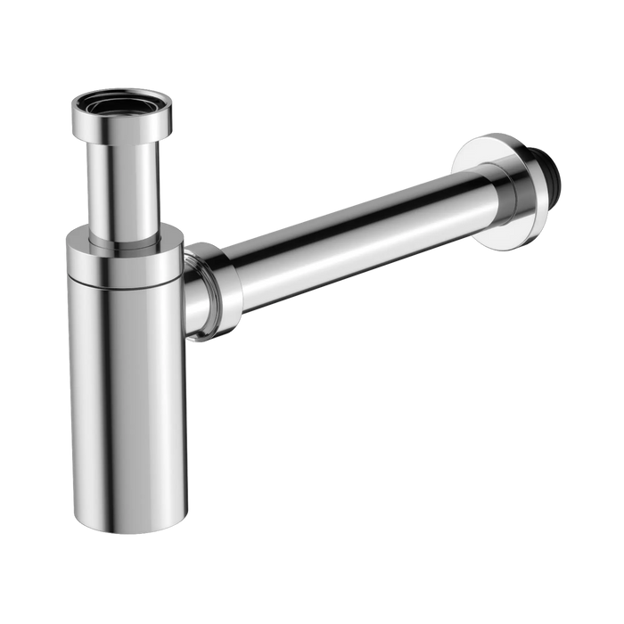 Nero 40mm Round Bottle Trap - Chrome