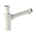 Nero 40mm Round Bottle Trap - Matte White