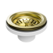 Nero Kitchen Sink Basket Waste - Brushed Gold