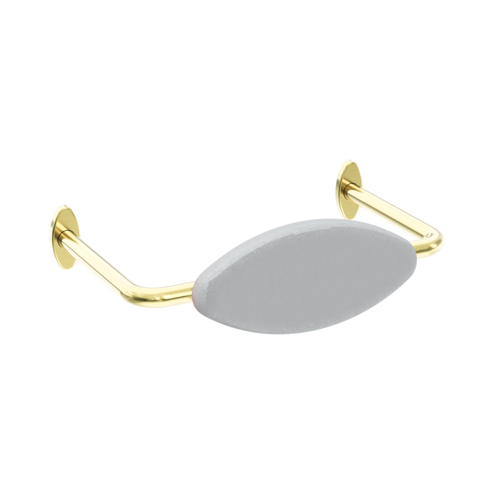 Nero Mecca Care DDA Accessible Toilet Backrest - Brushed Gold