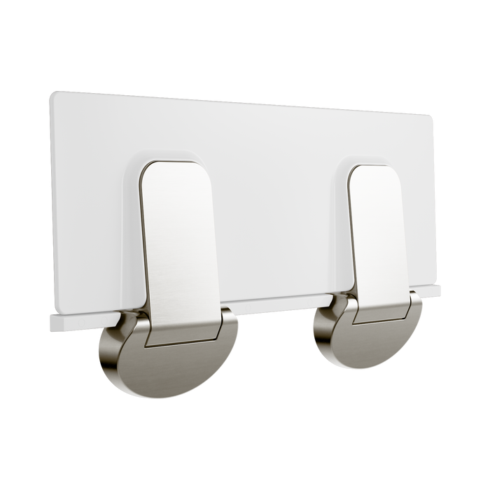 Nero Mecca Care Shower Seat 960X330mm - Brushed Nickel
