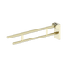 Nero Mecca Care Foldable Toilet Support Arm - Brushed Gold