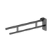 Nero Mecca Care Foldable Toilet Support Arm - Gun Metal