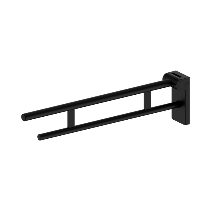 Nero Mecca Care Foldable Toilet Support Arm - Matte Black