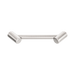 Nero Mecca Care 25mm Footrest Corner Grab Rail 215mm - Brushed Nickel