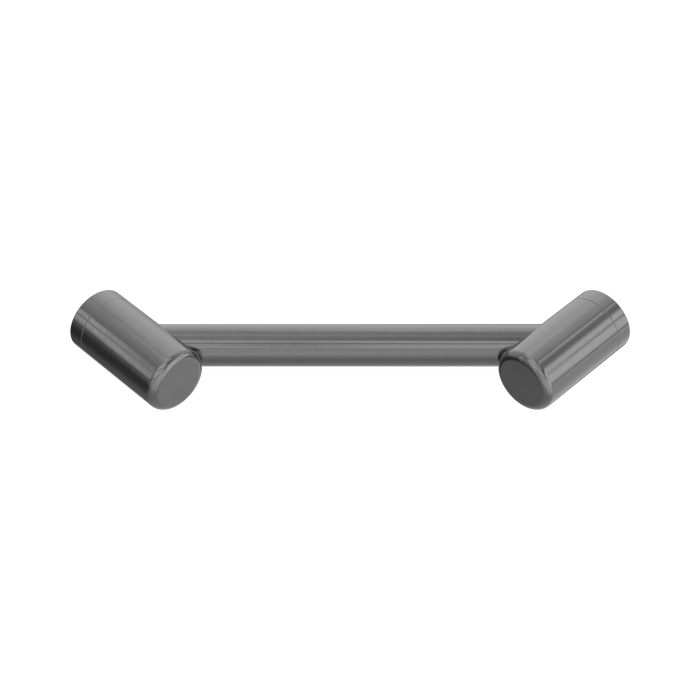 Nero Mecca Care 25mm Footrest Corner Grab Rail 215mm - Gun Metal