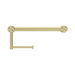 Nero NRCR2512ABG Mecca Care 25mm Toilet Roll Rail 300mm Brushed Gold image 2 | SKU: NRCR2512ABG