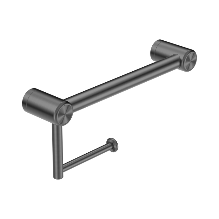 Nero Mecca Care 25mm Toilet Roll Rail 300mm - Gun Metal