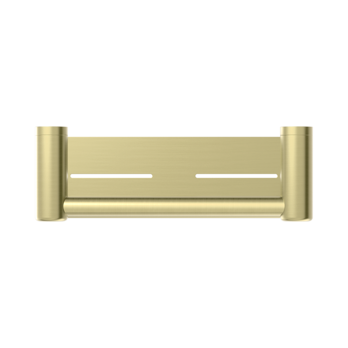 Nero NRCR2512CBG Mecca Care 25mm Grab Rail With Shelf 300mm Brushed Gold image 2 | SKU: NRCR2512CBG