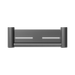 Nero NRCR2512CGM Mecca Care 25mm Grab Rail With Shelf 300mm Gun Metal image 2 | SKU: NRCR2512CGM