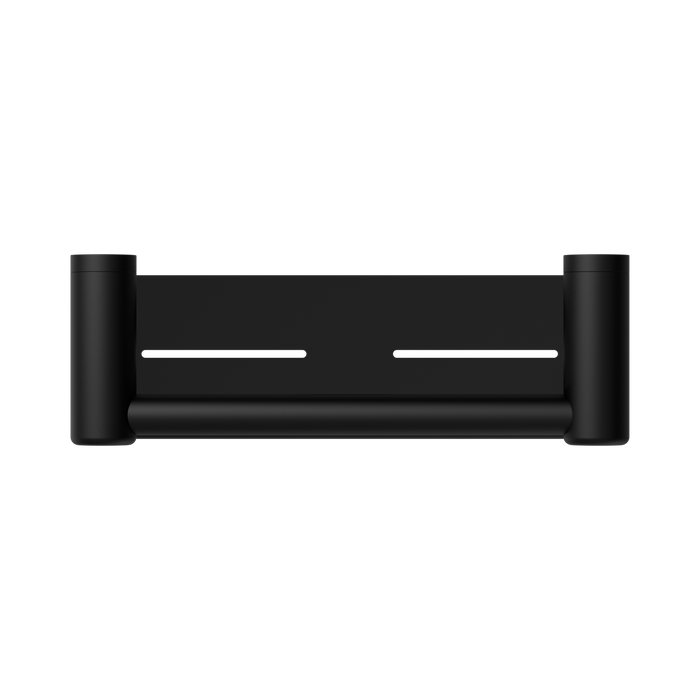Nero NRCR2512CMB Mecca Care 25mm Grab Rail With Shelf 300mm Matte Black image 2 | SKU: NRCR2512CMB