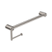 Nero Mecca Care 25mm Toilet Roll Rail 450mm - Brushed Nickel