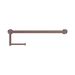 Nero NRCR2518ABZ Mecca Care 25mm Toilet Roll Rail 450mm Brushed Bronze image 2 | SKU: NRCR2518ABZ