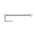 Nero NRCR2518ACH Mecca Care 25mm Toilet Roll Rail 450mm Chrome image 2 | SKU: NRCR2518ACH