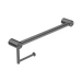 Nero Mecca Care 25mm Toilet Roll Rail 450mm - Gun Metal