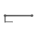 Nero NRCR2518AGM Mecca Care 25mm Toilet Roll Rail 450mm Gun Metal image 2 | SKU: NRCR2518AGM