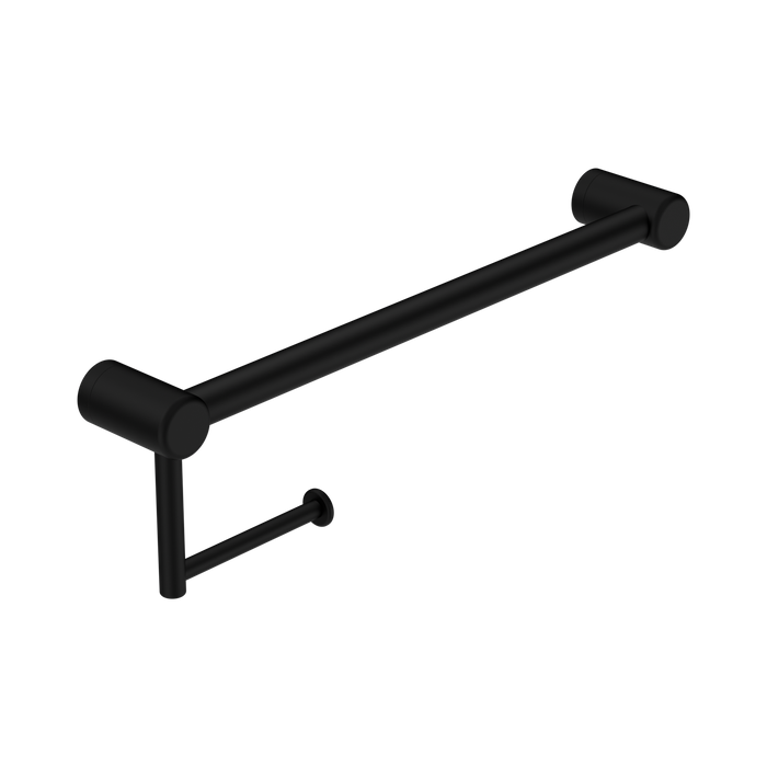 Nero Mecca Care 25mm Toilet Roll Rail 450mm - Matte Black