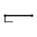 Nero NRCR2518AMB Mecca Care 25mm Toilet Roll Rail 450mm Matte Black image 2 | SKU: NRCR2518AMB