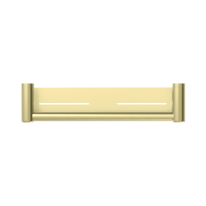 Nero NRCR2518CBG Mecca Care 25mm Grab Rail With Shelf 450mm Brushed Gold image 2 | SKU: NRCR2518CBG