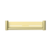 Nero NRCR2518CBG Mecca Care 25mm Grab Rail With Shelf 450mm Brushed Gold image 2 | SKU: NRCR2518CBG