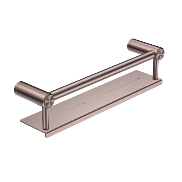 Nero Mecca Care 25mm Grab Rail With Shelf 300mm