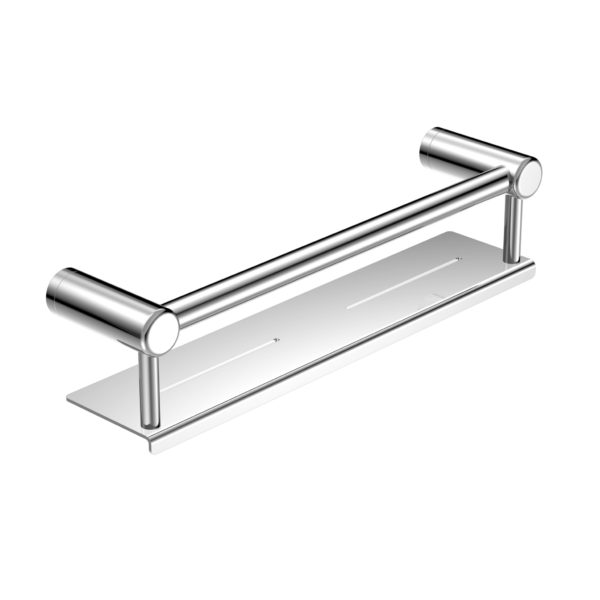 Nero Mecca Care 25mm Grab Rail With Shelf 450mm