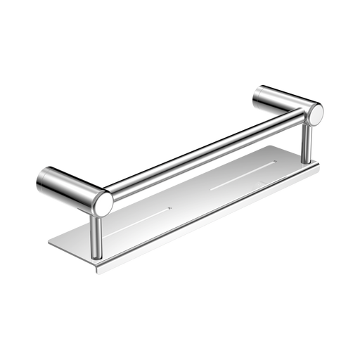 Nero Mecca Care 25mm Grab Rail With Shelf 450mm - Chrome