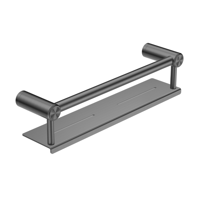 Nero Mecca Care 25mm Grab Rail With Shelf 450mm