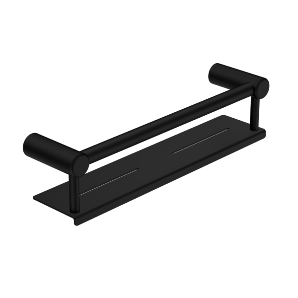 Nero Mecca Care 25mm Grab Rail With Shelf 450mm