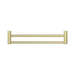 Nero NRCR2524DBG Mecca Care 25mm Double Towel Grab Rail 600mm Brushed Gold image 2 | SKU: NRCR2524DBG