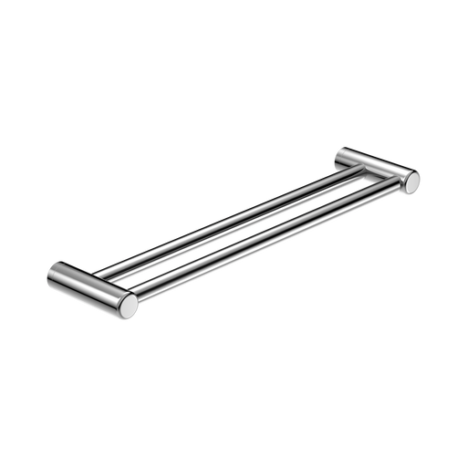 Nero Mecca Care 25mm Double Towel Grab Rail 600mm - Chrome
