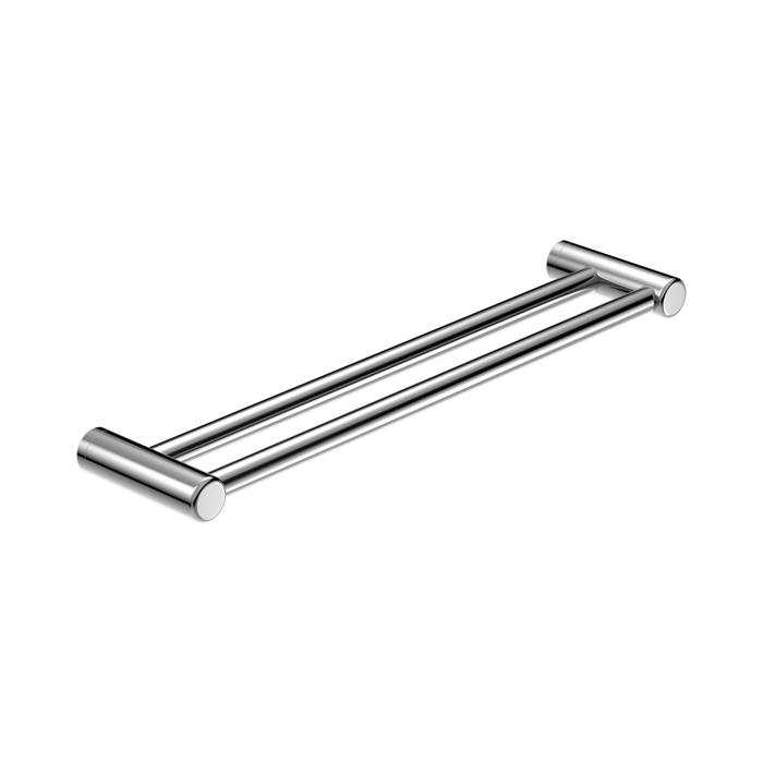 Nero Mecca Care 25mm Double Towel Grab Rail 600mm - Chrome