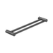 Nero Mecca Care 25mm Double Towel Grab Rail 600mm - Gun Metal