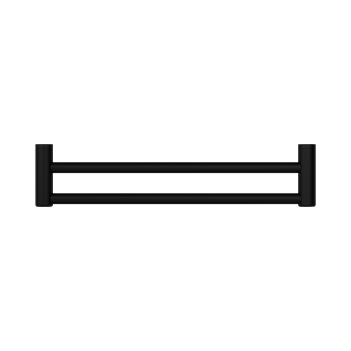 Nero NRCR2524DMB Mecca Care 25mm Double Towel Grab Rail 600mm Matte Black image 2 | SKU: NRCR2524DMB