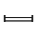 Nero NRCR2524DMB Mecca Care 25mm Double Towel Grab Rail 600mm Matte Black image 2 | SKU: NRCR2524DMB