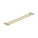 Nero Mecca Care 25mm Double Towel Grab Rail 900mm - Brushed Gold