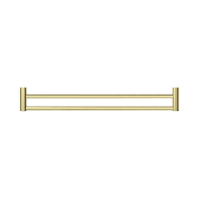 Nero NRCR2530DBG Mecca Care 25mm Double Towel Grab Rail 900mm Brushed Gold image 2 | SKU: NRCR2530DBG