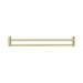 Nero NRCR2530DBG Mecca Care 25mm Double Towel Grab Rail 900mm Brushed Gold image 2 | SKU: NRCR2530DBG