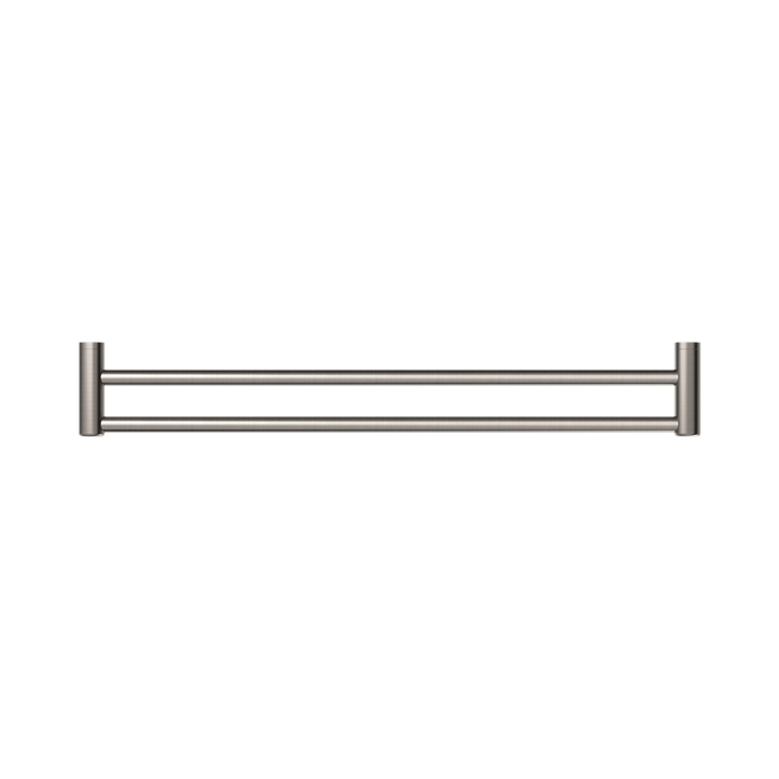 Nero NRCR2530DBN Mecca Care 25mm Double Towel Grab Rail 900mm Brushed Nickel image 2 | SKU: NRCR2530DBN