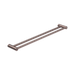 Nero Mecca Care 25mm Double Towel Grab Rail 900mm - Brushed Bronze