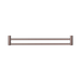 Nero NRCR2530DBZ Mecca Care 25mm Double Towel Grab Rail 900mm Brushed Bronze image 2 | SKU: NRCR2530DBZ