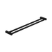 Nero Mecca Care 25mm Double Towel Grab Rail 900mm - Matte Black