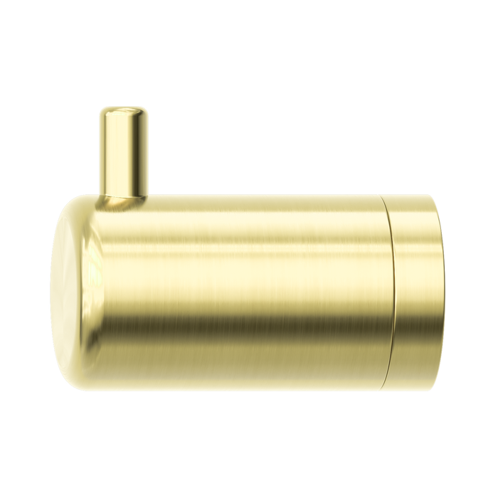 Nero NRCR2582BG Mecca Care 25mm Wall Hook Brushed Gold image 2 | SKU: NRCR2582BG