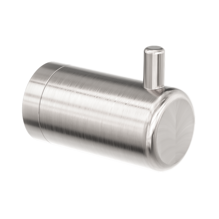 Nero Mecca Care 25mm Wall Hook - Brushed Nickel