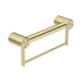 Nero Mecca Care 32mm Grab Rail With Towel Holder 300mm - Brushed Gold
