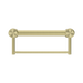 Nero NRCR3212BBG Mecca Care 32mm Grab Rail With Towel Holder 300mm Brushed Gold image 2 | SKU: NRCR3212BBG