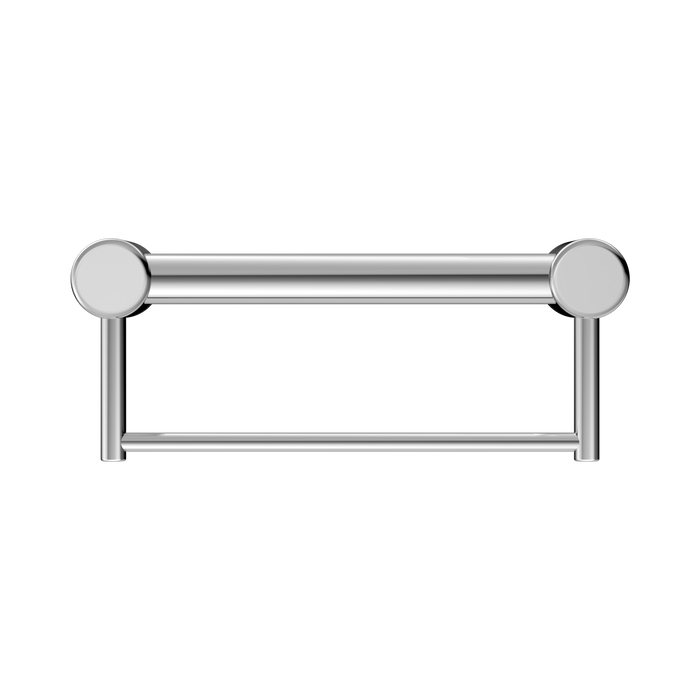 Nero NRCR3212BCH Mecca Care 32mm Grab Rail With Towel Holder 300mm Chrome image 2 | SKU: NRCR3212BCH