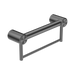 Nero Mecca Care 32mm Grab Rail With Towel Holder 300mm - Gun Metal